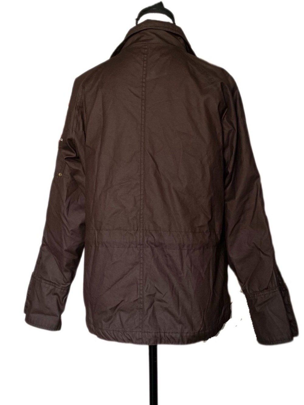 Horseware of Ireland Women's Brown Waxed Cotton Equestrian Field Coat Sz 8 - M - Picture 2 of 9